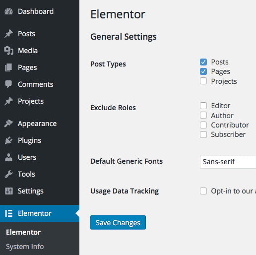 elementor-settings